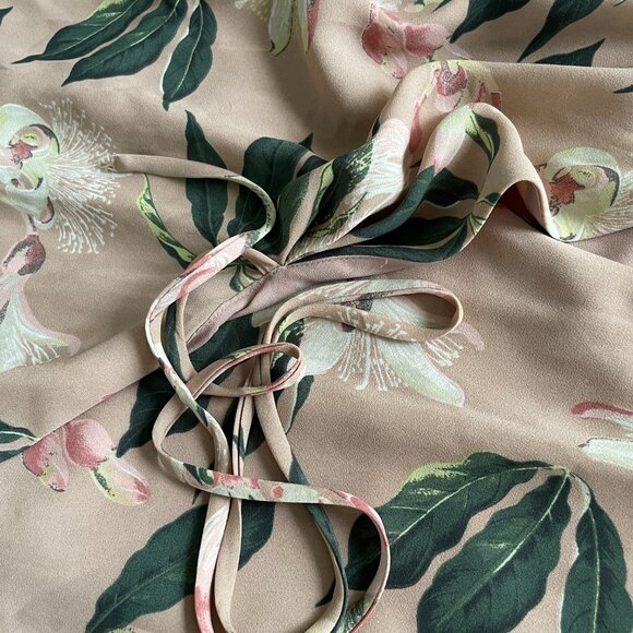 Babaton Blush Floral Wrap Dress - Picture 3 of 4